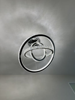 LED Crystal Pendant Light P312-3Rings