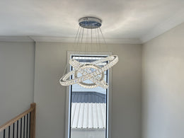 LED Crystal Pendant Light P312-3Rings