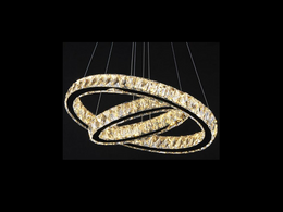 Color Change LED Pendant Light P316-80cm-2Rings - Galaxy Lighting NZ