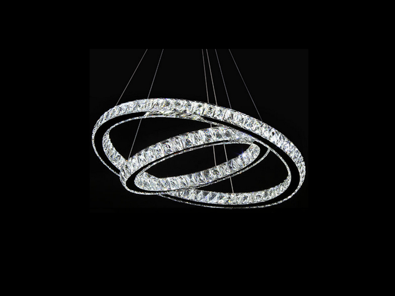 Color Change LED Pendant Light P316-80cm-2Rings - Galaxy Lighting NZ