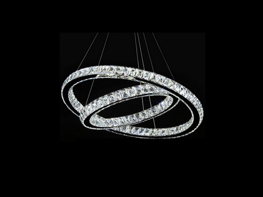 Color Change LED Pendant Light P316-80cm-2Rings - Galaxy Lighting NZ