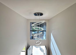 Color Change LED Pendant light P321-6 Rings - Galaxy Lighting NZ