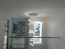 Color Change LED Pendant light P321-6 Rings - Galaxy Lighting NZ