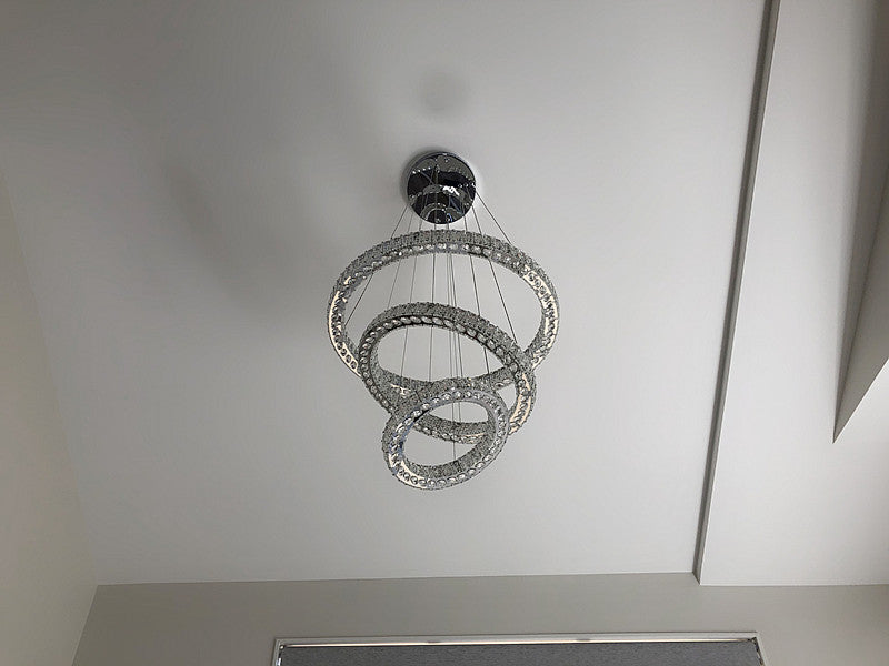 RGB Color Change LED Pendant Light P322-3Rings - Galaxy Lighting NZ