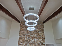 RGB Color Change LED Pendant Light P322-3Rings - Galaxy Lighting NZ