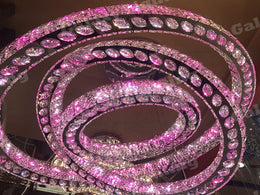 RGB Color Change LED Pendant Light P322-3Rings