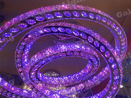 RGB Color Change LED Pendant Light P322-3Rings