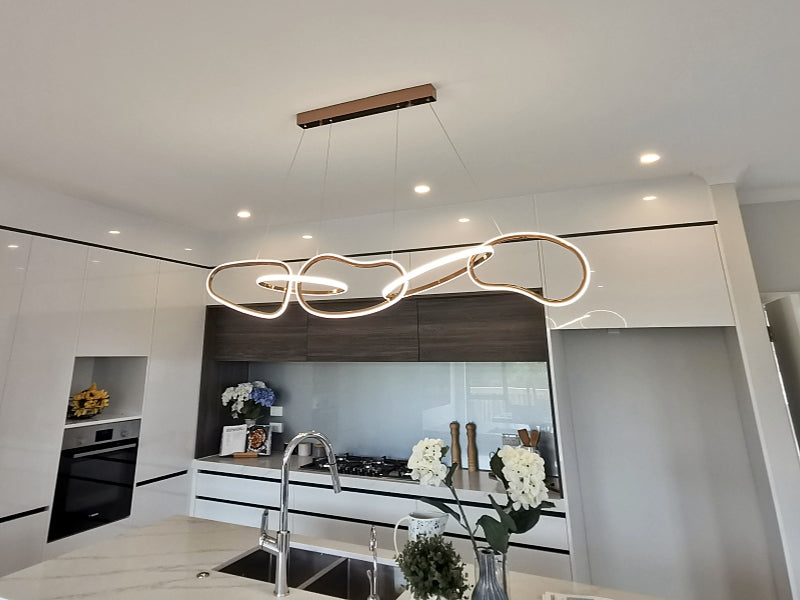 Rose Gold LED Pendant Light P328-1.5M - Galaxy Lighting NZ