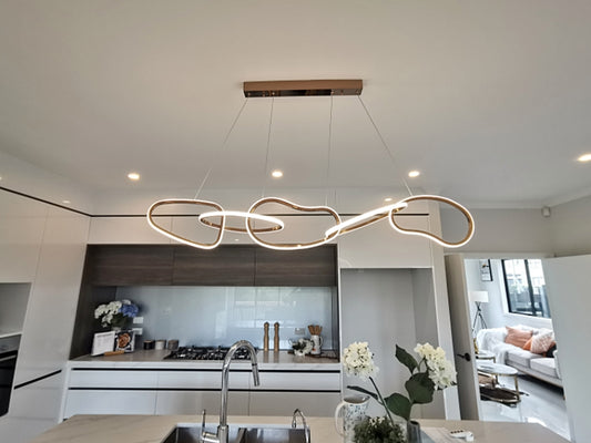 Rose Gold LED Pendant Light P328-1.5M - Galaxy Lighting NZ