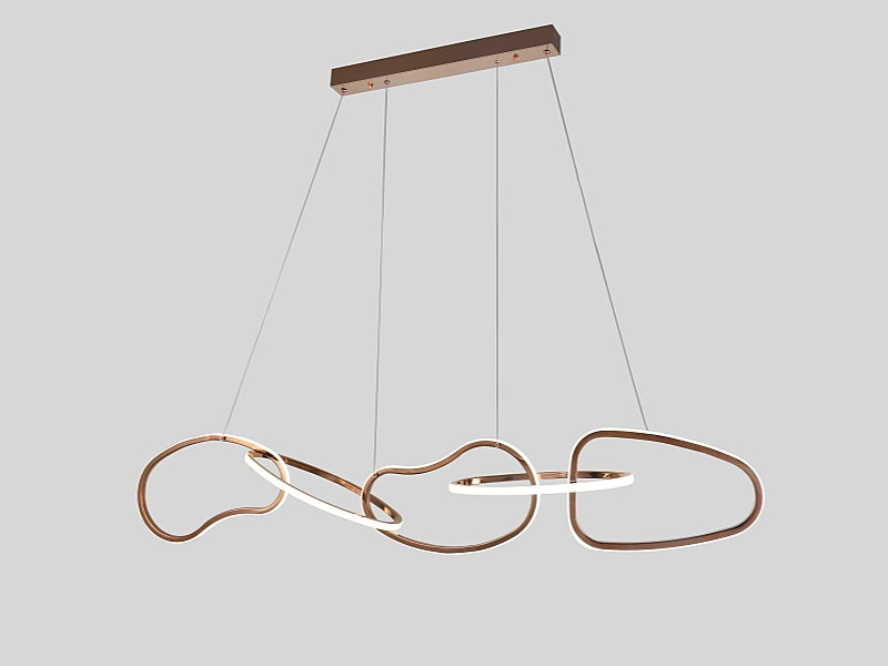 Rose Gold LED Pendant Light P328-1.5M - Galaxy Lighting NZ