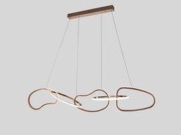 Rose Gold LED Pendant Light P328-1.5M - Galaxy Lighting NZ