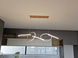Rose Gold LED Pendant Light P328-1.5M - Galaxy Lighting NZ