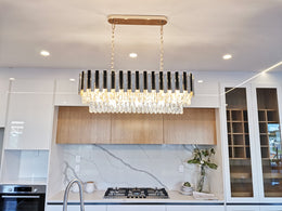 Luxury Crystal Pendant Light P329-1M(DEMO) - Galaxy Lighting NZ