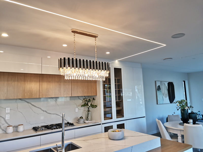 Luxury Crystal Pendant Light P329-1M(DEMO) - Galaxy Lighting NZ