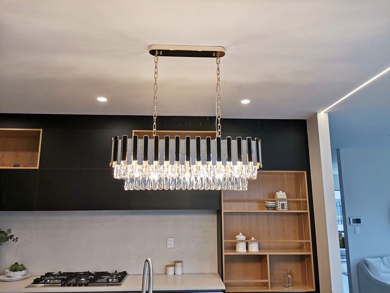 Luxury Crystal Pendant Light P329-1M(DEMO) - Galaxy Lighting NZ