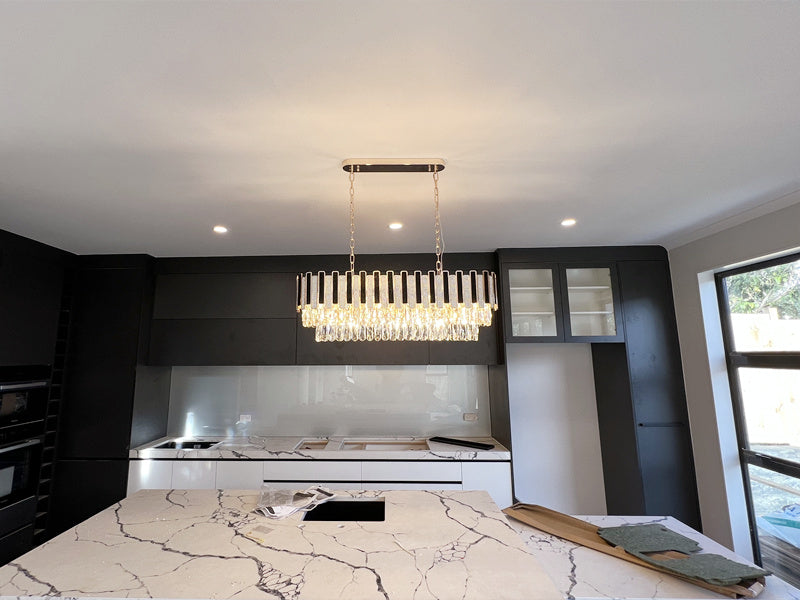 Luxury Crystal Pendant Light P329-1M(DEMO) - Galaxy Lighting NZ