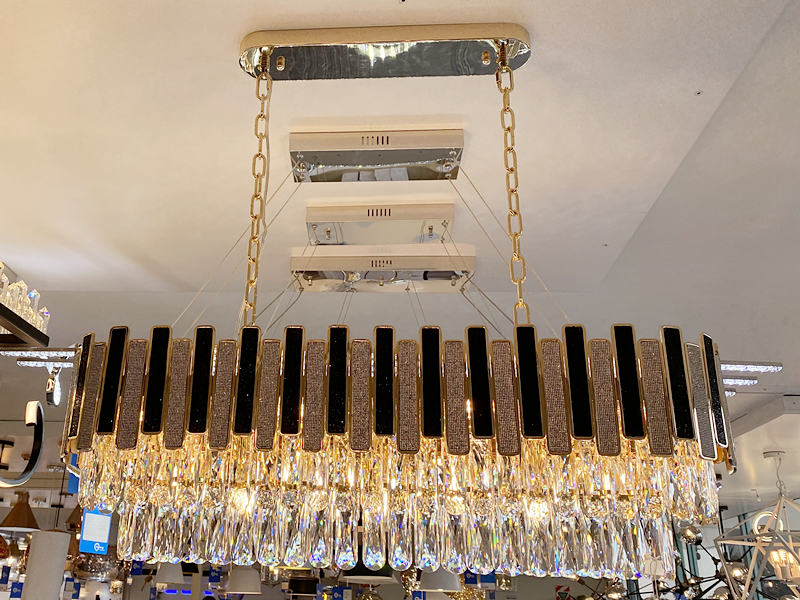 Luxury Crystal Pendant Light P329-1M(DEMO) - Galaxy Lighting NZ