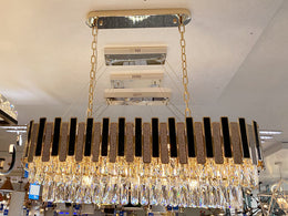 Luxury Crystal Pendant Light P329-1M(DEMO) - Galaxy Lighting NZ