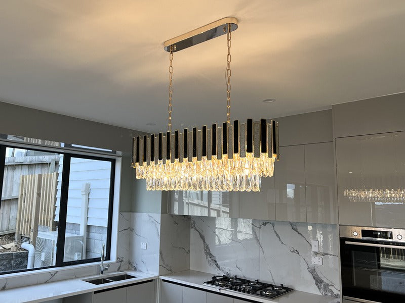 Luxury Crystal Pendant Light P329-1M(DEMO) - Galaxy Lighting NZ