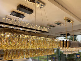 Color Change LED Crystal Pendant Light P333-1M - Galaxy Lighting NZ