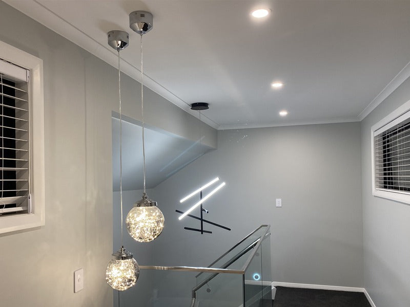 Smokey Grey LED Pendant Light, Single Light P410-20W - Galaxy Lighting NZ