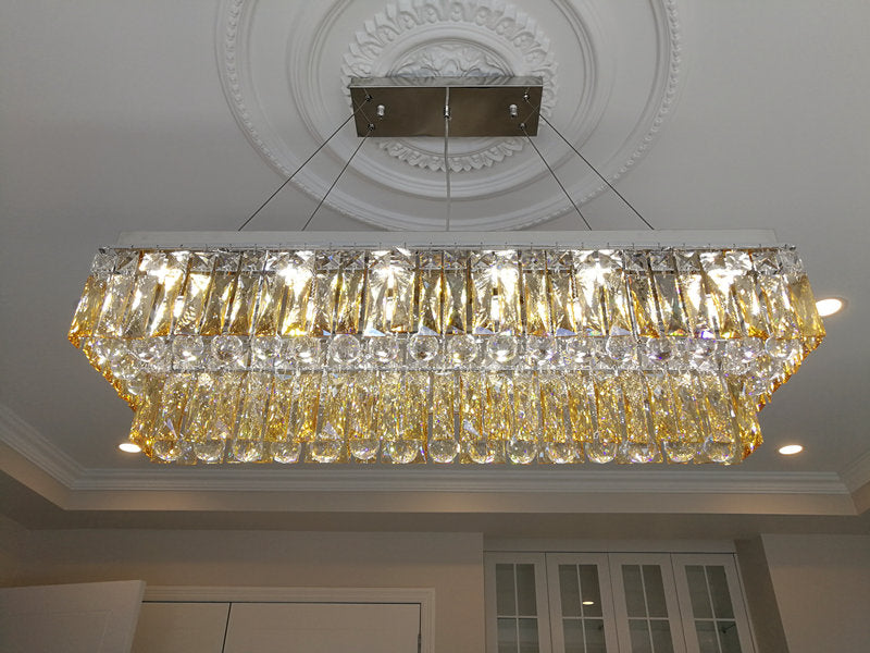 Color Change LED Crystal Pendant Light P333-1M - Galaxy Lighting NZ