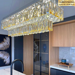Color Change LED Crystal Pendant Light P333-1M - Galaxy Lighting NZ