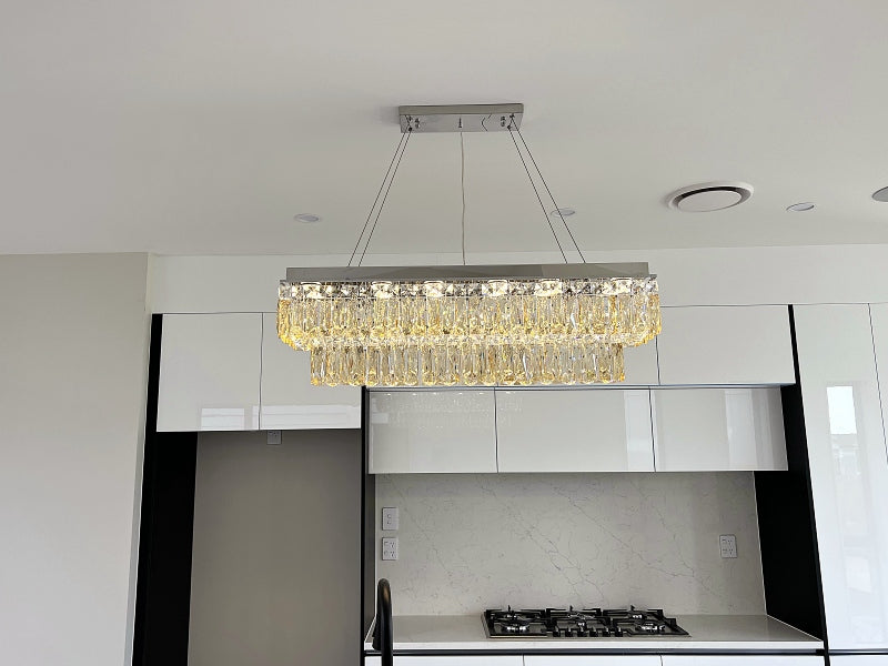 Color Change LED Crystal Pendant Light P333-1M (DEMO)