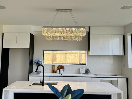 Color Change LED Crystal Pendant Light P333-1M - Galaxy Lighting NZ