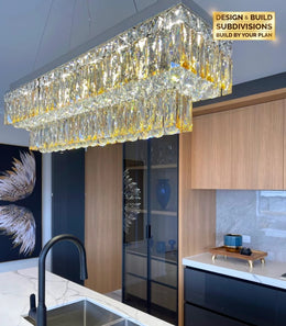 Color Change LED Crystal Pendant Light P333-1M - Galaxy Lighting NZ
