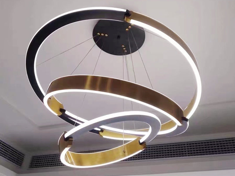 Modern LED Pendant Light P334-3Rings - Galaxy Lighting NZ