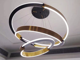 Modern LED Pendant Light P334-3Rings - Galaxy Lighting NZ