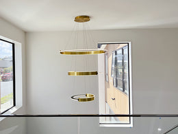 Modern LED Pendant Light P334-3Rings - Galaxy Lighting NZ