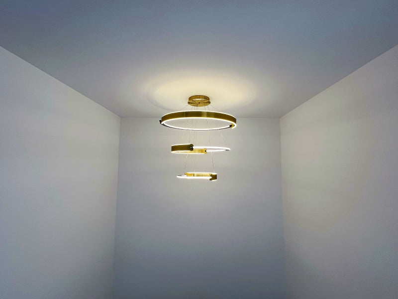 Modern LED Pendant Light P334-3Rings - Galaxy Lighting NZ