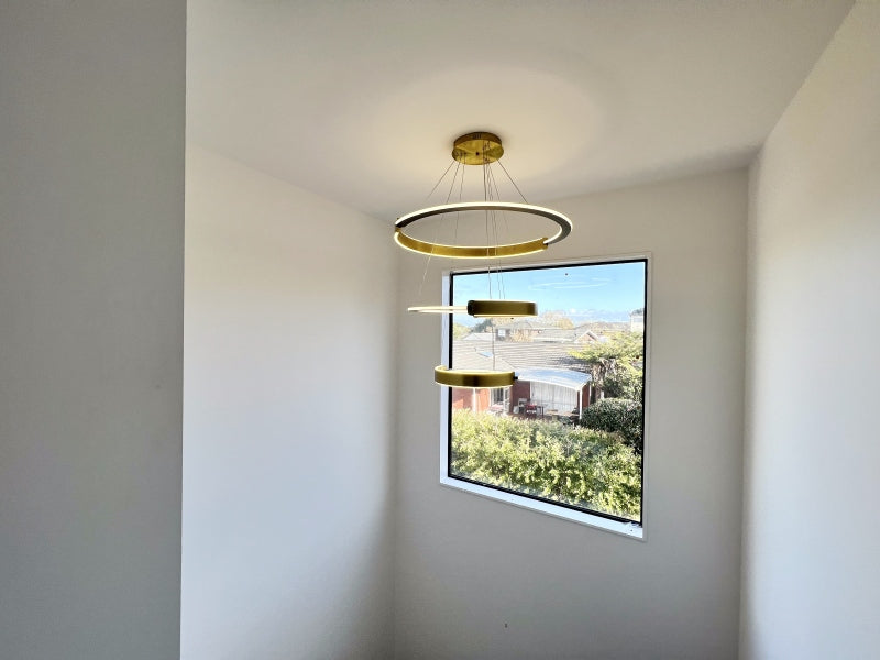 Modern LED Pendant Light P334-3Rings - Galaxy Lighting NZ