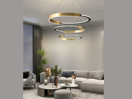 Modern LED Pendant Light P334-3Rings - Galaxy Lighting NZ