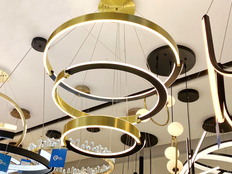 Modern LED Pendant Light P334-3Rings - Galaxy Lighting NZ