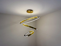 Modern LED Pendant Light P334-3Rings