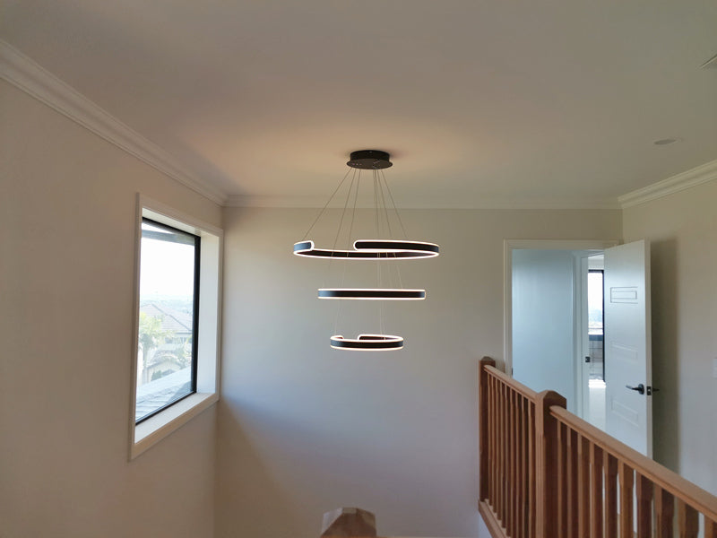 Stylish LED Pendant Light，P335-80cm-3Rings - Galaxy Lighting NZ