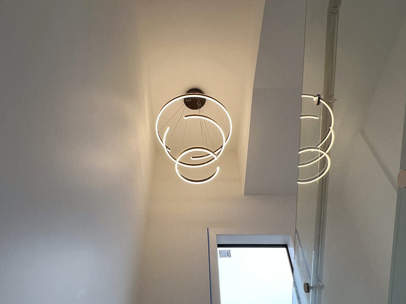 Stylish LED Pendant Light，P335-80cm-3Rings - Galaxy Lighting NZ