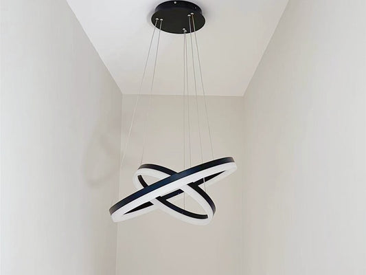 LED Pendant Light P336-B-2Rings - Galaxy Lighting NZ