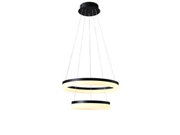 LED Pendant Light P336-B-2Rings - Galaxy Lighting NZ