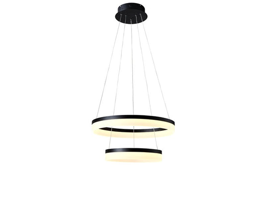 LED Pendant Light P336-B-2Rings - Galaxy Lighting NZ