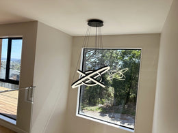 LED Pendant Light P336-Black*3Rings - Galaxy Lighting NZ