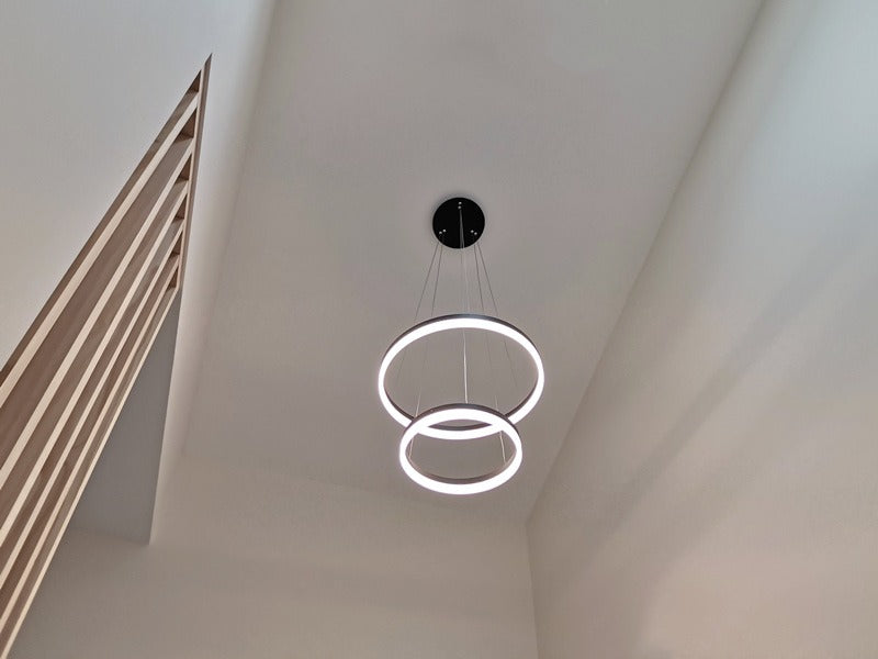 LED Pendant Light P339-Coffee*2Rings - Galaxy Lighting NZ