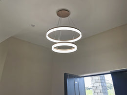 LED Pendant Light P339-Coffee*2Rings - Galaxy Lighting NZ
