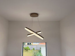 LED Pendant Light P339-Coffee*2Rings