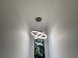 LED Pendant Light P339-Coffee*2Rings - Galaxy Lighting NZ