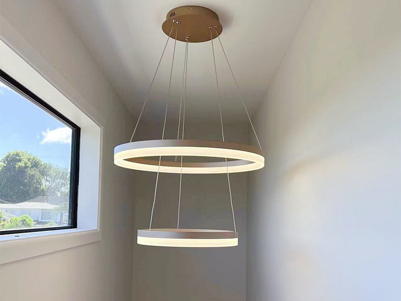 LED Pendant Light P339-Coffee*2Rings - Galaxy Lighting NZ