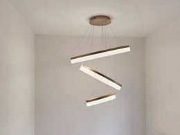 LED Pendant Light P339-Coffee*3Rings - Galaxy Lighting NZ